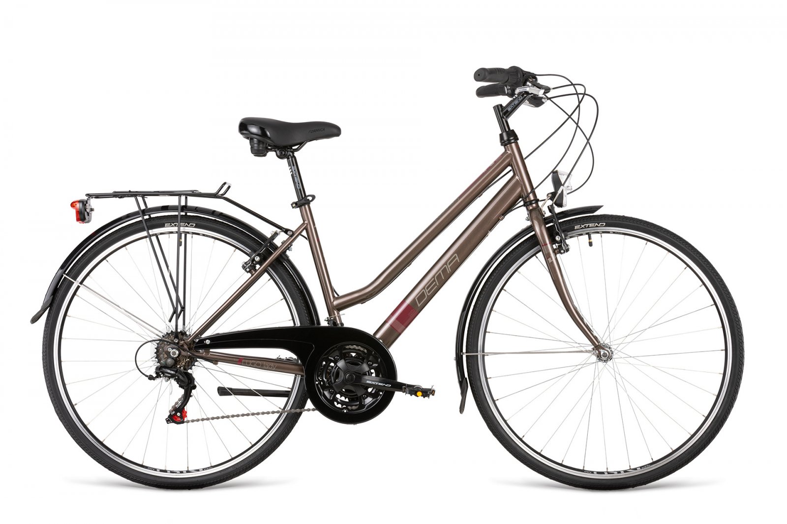 Velosipēds Dema LUGO Lady brown/marsala