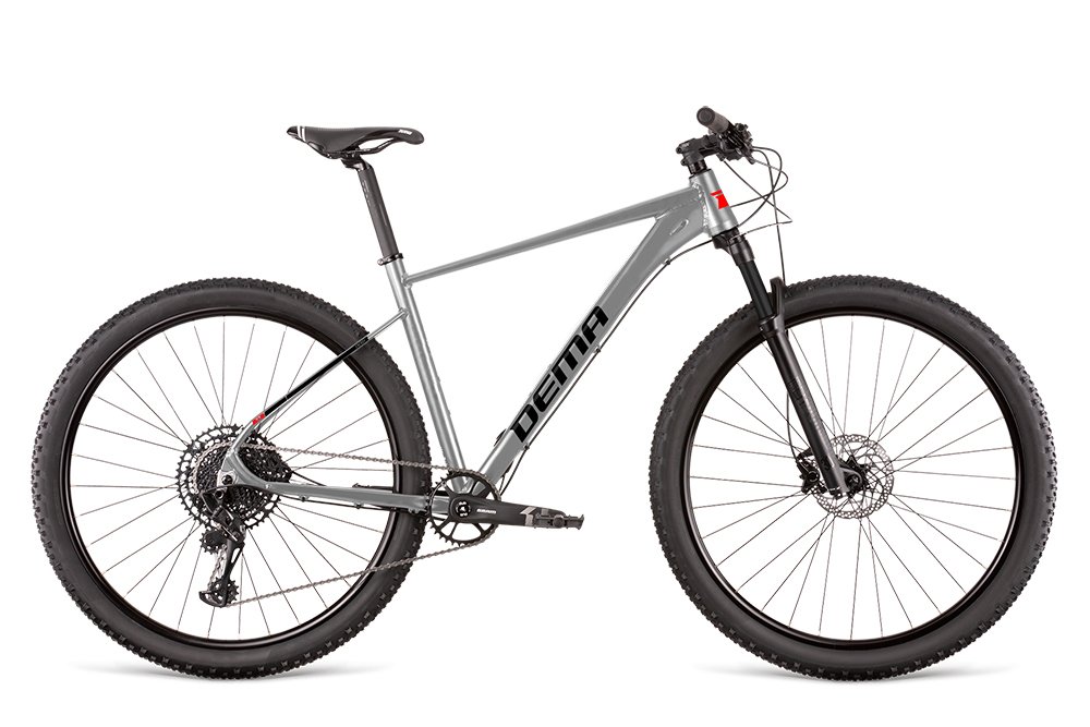 Velosipēds Dema ENERGY 11 brushed metal/black