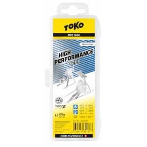 Vasks Toko HF Hot Wax 120g blue cold