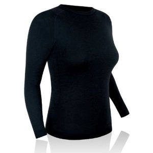 Krekls F-Lite Merino Longshirt Woman L black
