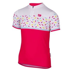 Velokrekls Etape Rio 2126829 116-122 pink/white