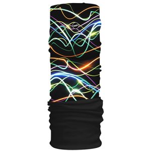 Galvassega univers. HAD Fleece Neon Lights Black HA210-1277