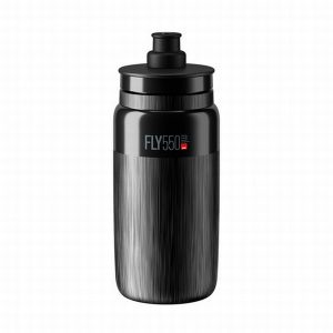 Pudele Elite Fly Tex Black/Grey Logo 550ml EL01604886