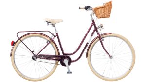 Velosipēds Classic ELEGANCE 3 EQ 28 purple+basket / 28CC-3NEQ-COL2-22