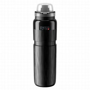 Pudele Elite Fly MTB Tex Black Grey Logo 950ml EL0160923