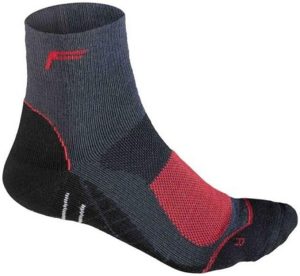 Zeķes F-Lite Mountainbike High Merino Man anthracite/red