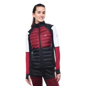 Jaka Fischer Idre Insulation Vest Black/Burgundy G89322