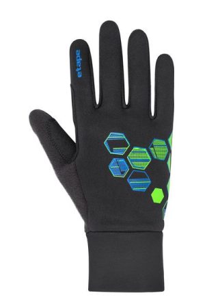 Cimdi Etape Puzzle WS 2020983 black/green