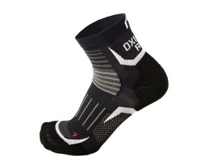 Zeķes Mico MediumRunning Socks Oxi-Jet Line nero