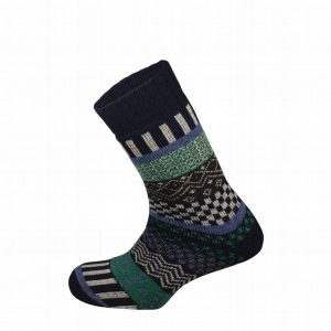 Zeķes Mund Wool Fantasy Navy Blue M