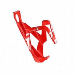 Turētājs pudelei Elite Cage Custom RaceX Red Glossy/White Graphic EL0240108