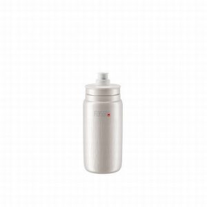Pudele Elite Fly Tex White Pearly, Grey Logo 550ml EL016041671