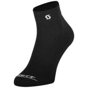 Zeķes Scott Performance Quarter black/white