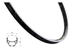 Aploce 24” Remerx Dragon L-719 507x19 Black 32H 43940