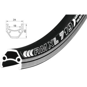 Aploce 26” Remerx Dragon L-719 559x19 BA+GBS black 32H 43834