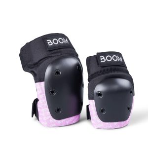 Aizsargi BOOM Basic Double Pad Set Pink M